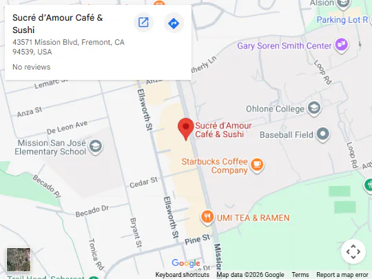 Location, 43571 Mission Blvd, Fremont, CA 94539, United States